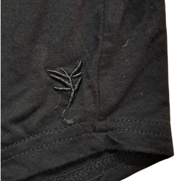 Cozy Earth Black Bamboo Women's Pajama Set with White Trim - Picture 5 of 16